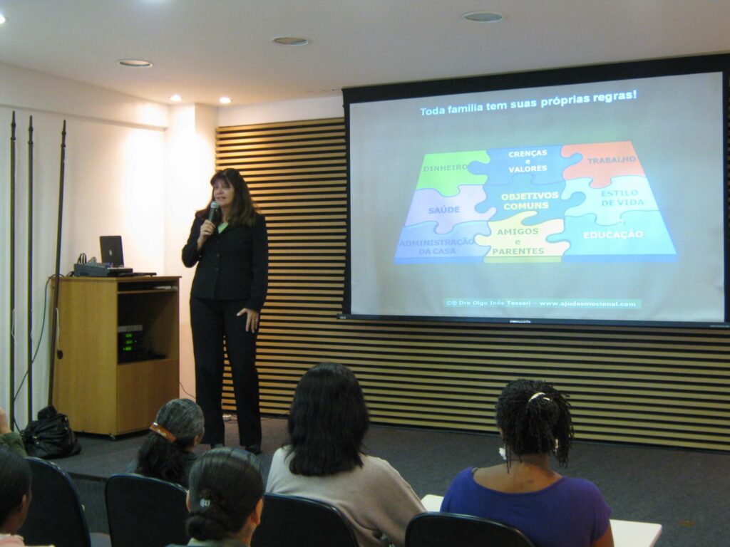 Palestra com Olga Tessari